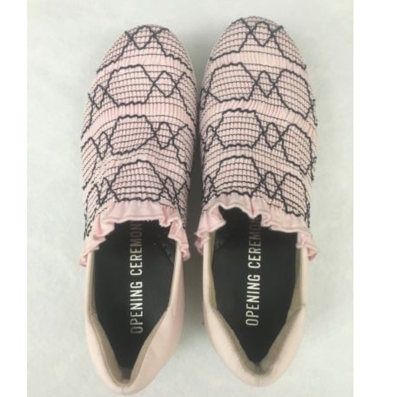 Opening Ceremony Cici Smocked Platform Slip On 7.5 - Picture 3 of 7